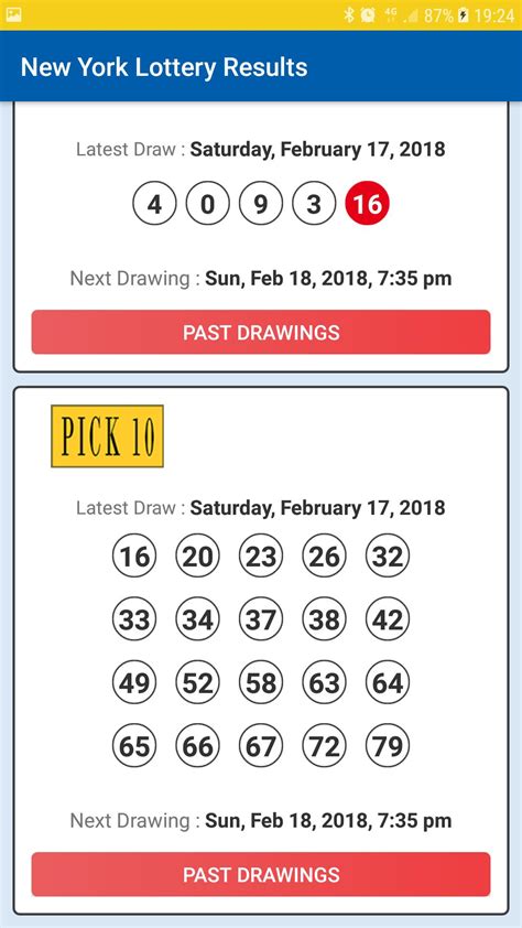 past ny lotto numbers